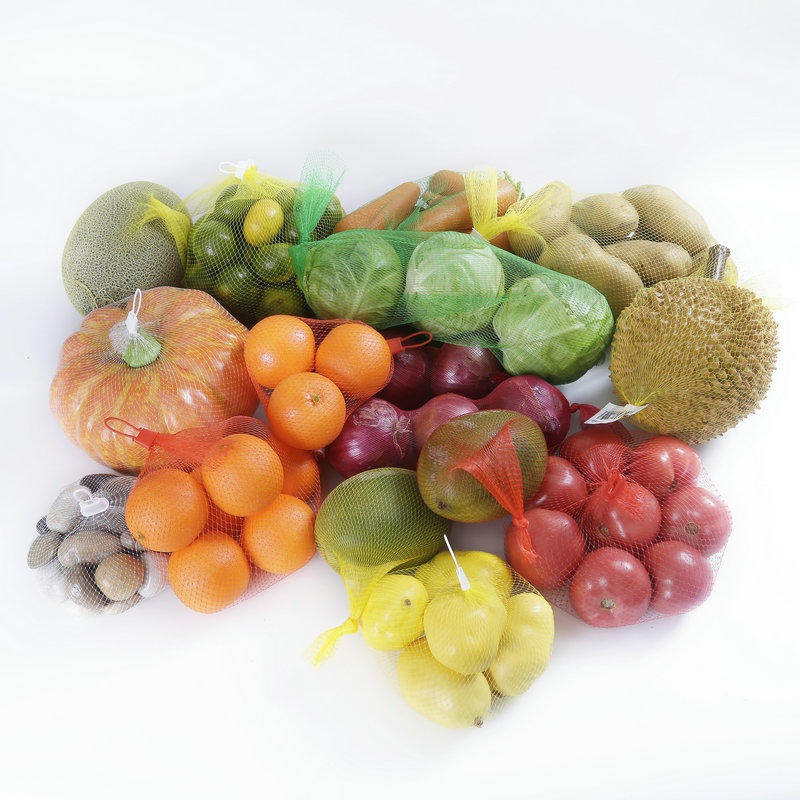 定制水果蔬菜包装Pp网眼Leno袋卷Pe便宜的蔬菜网眼袋