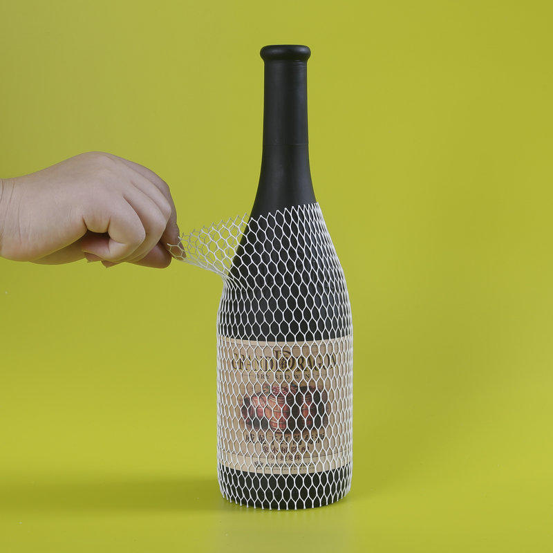 玻璃酒瓶用聚乙烯塑料网防护套筒网