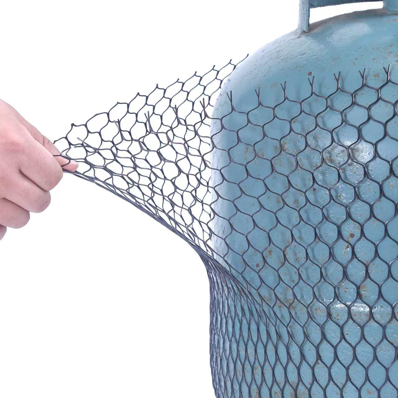 厚塑料网罩圆筒保护网塑料网